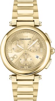 FERRAGAMO Legacy Quartz Bracelet Watch, 40mm