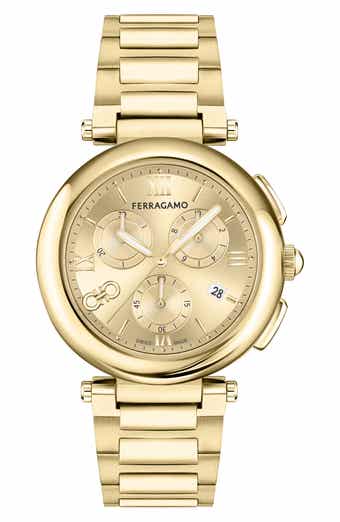 FERRAGAMO Legacy Quartz Bracelet Watch, 40mm
