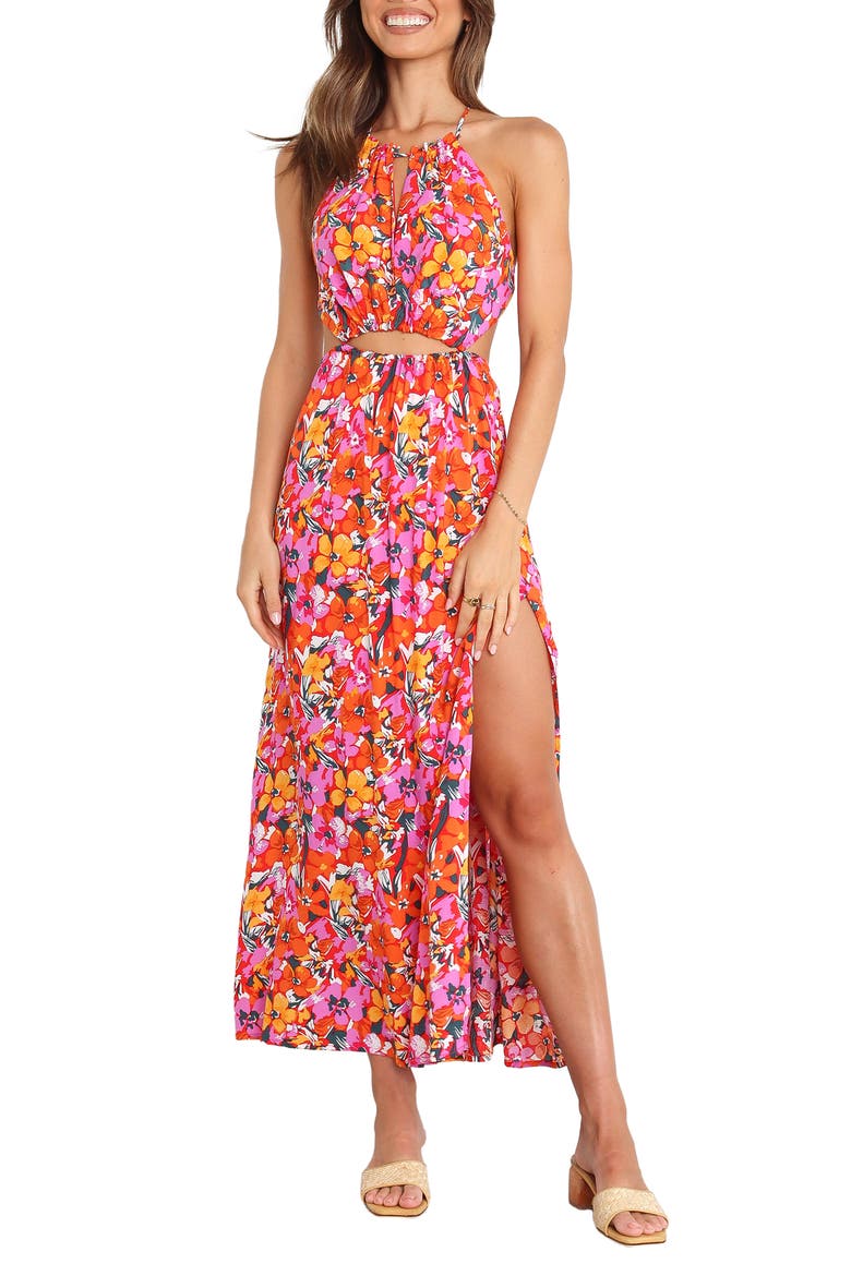 Senorita Floral Print Sleeveless Maxi Dress, Main, color, FLORAL