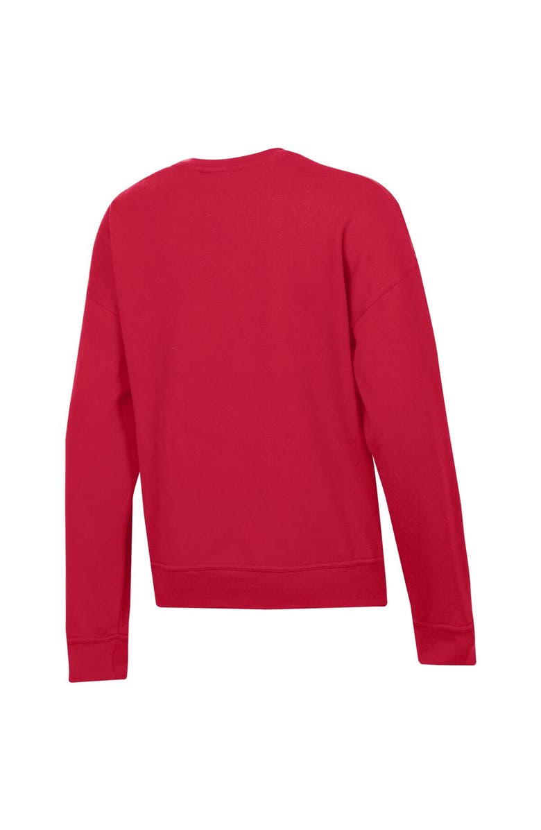 Champion Women's Champion Scarlet Ohio State Buckeyes Powerblend Sweatshirt, Alternate, color, Scarlet