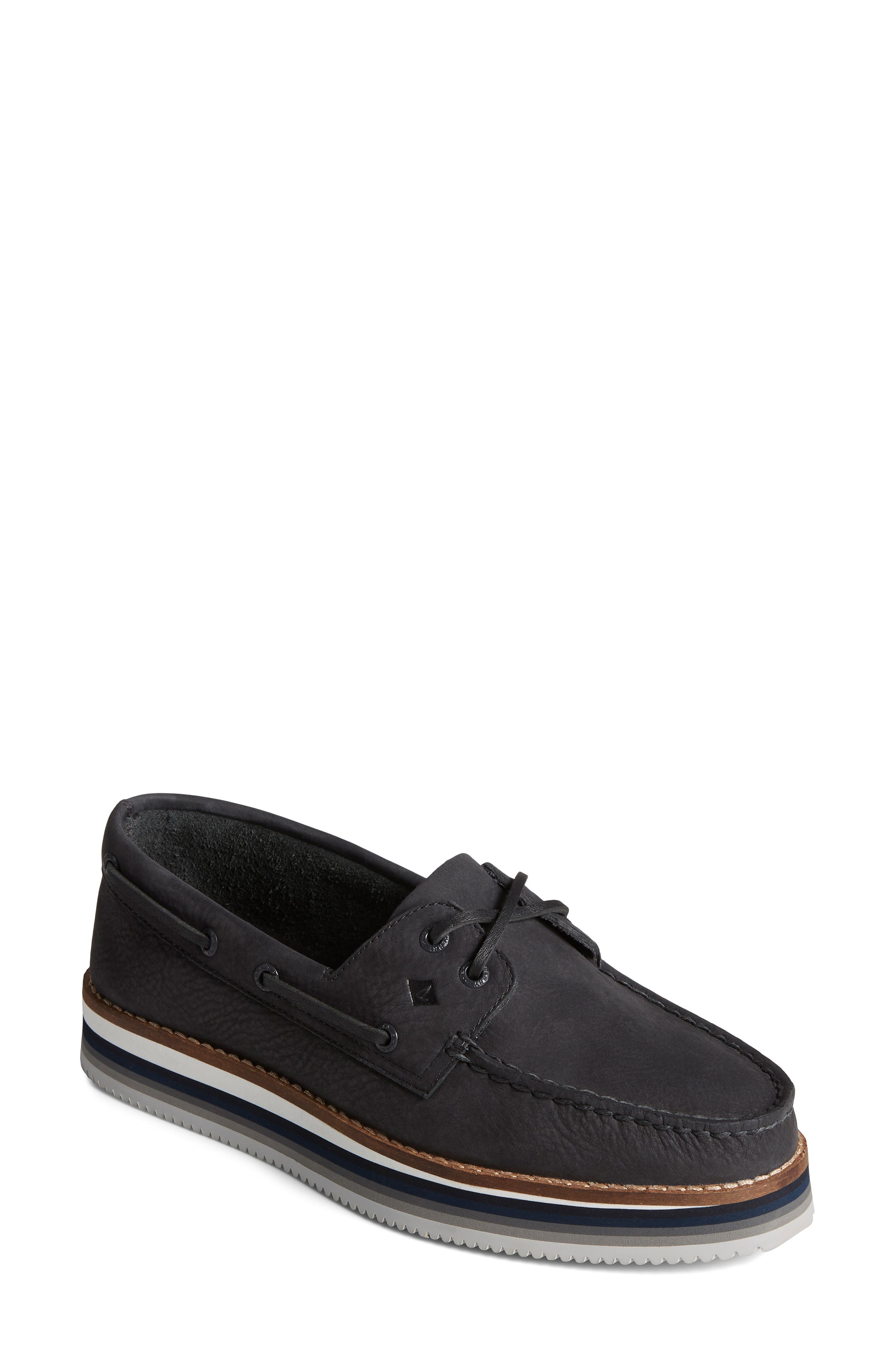 Sperry Platform Boat Shoe, Main, color, 