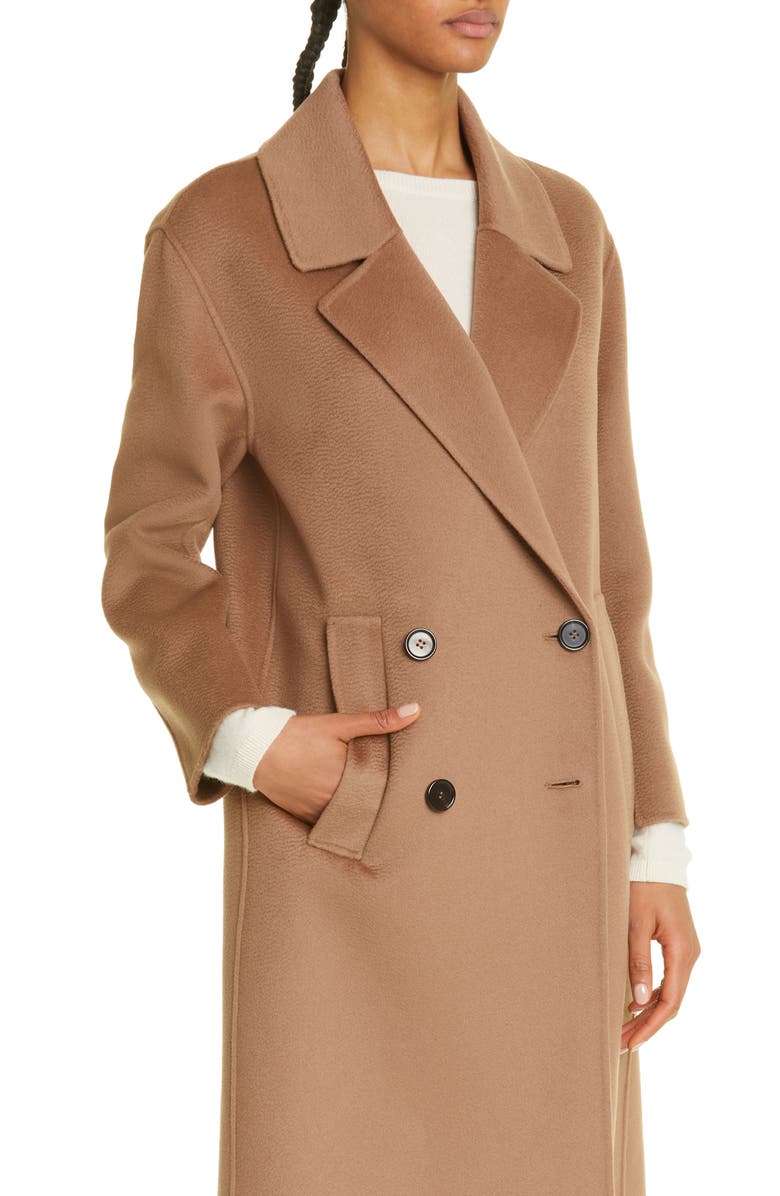 Max Mara Mattia Double Breasted Wool & Cashmere Coat, Alternate, color,