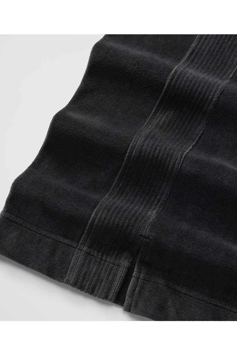 Organic Cotton Pure Velour Rib Tuxedo Stripe Pant, Alternate, color, Storm
