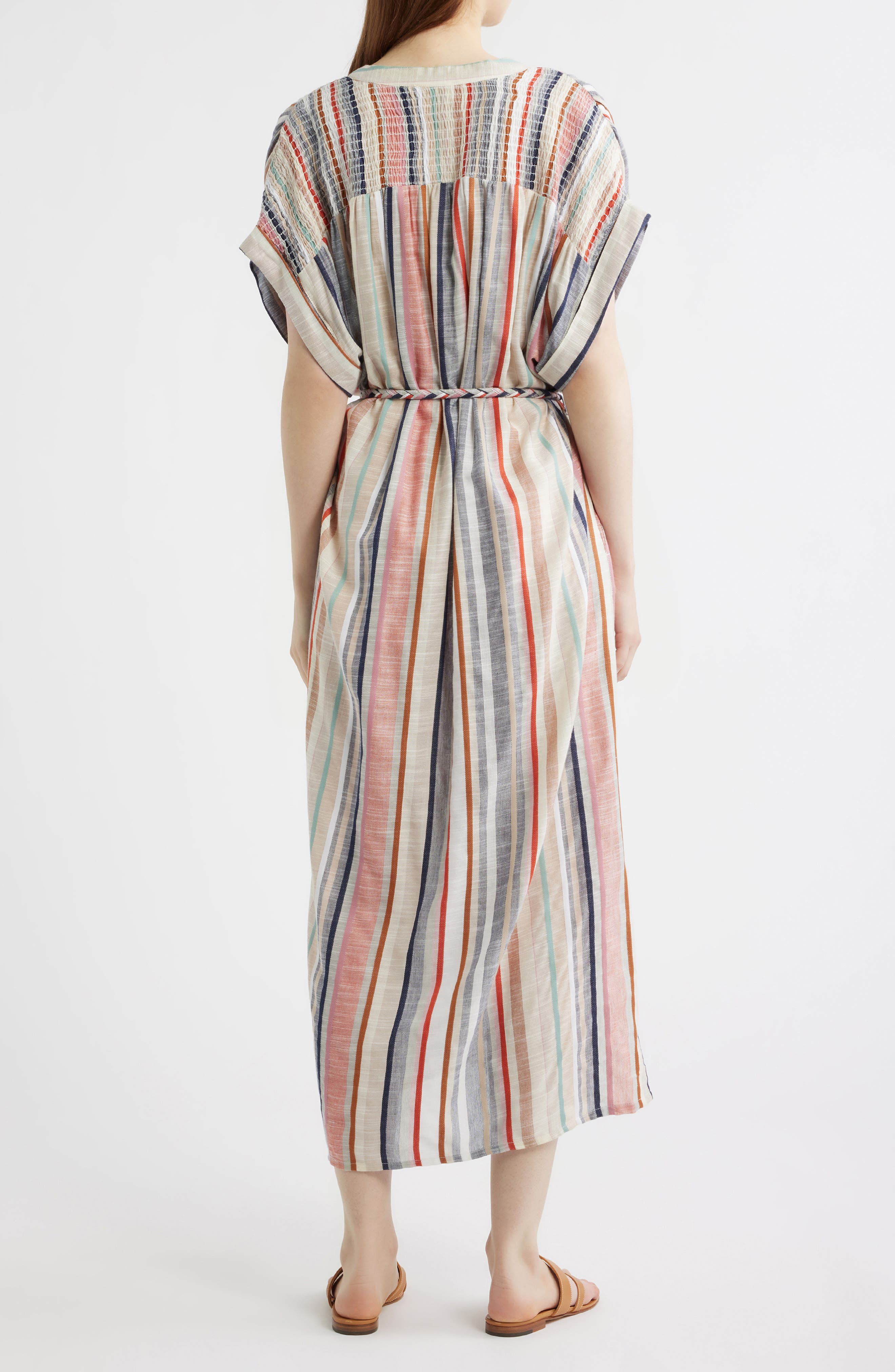 Belted Stripe Maxi Dress - image 2