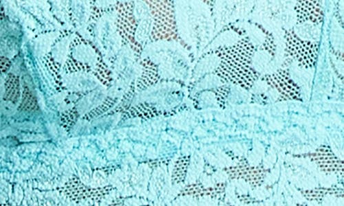 Hanky Panky V-neck Retro Lace Bralette In Blue