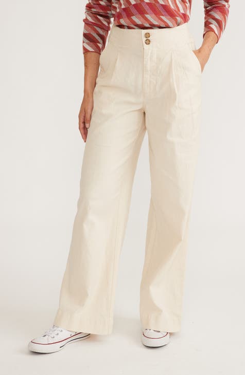 Flora High Waist Wide Leg Pants