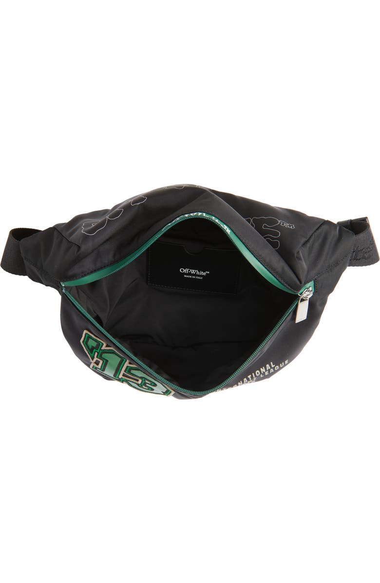 Off-White Outdoor Patches Nylon Belt Bag, Alternate, color,