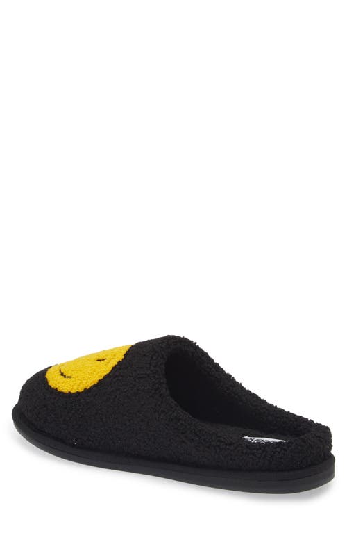 Abound Quinn Slipper In Black Smiley Face