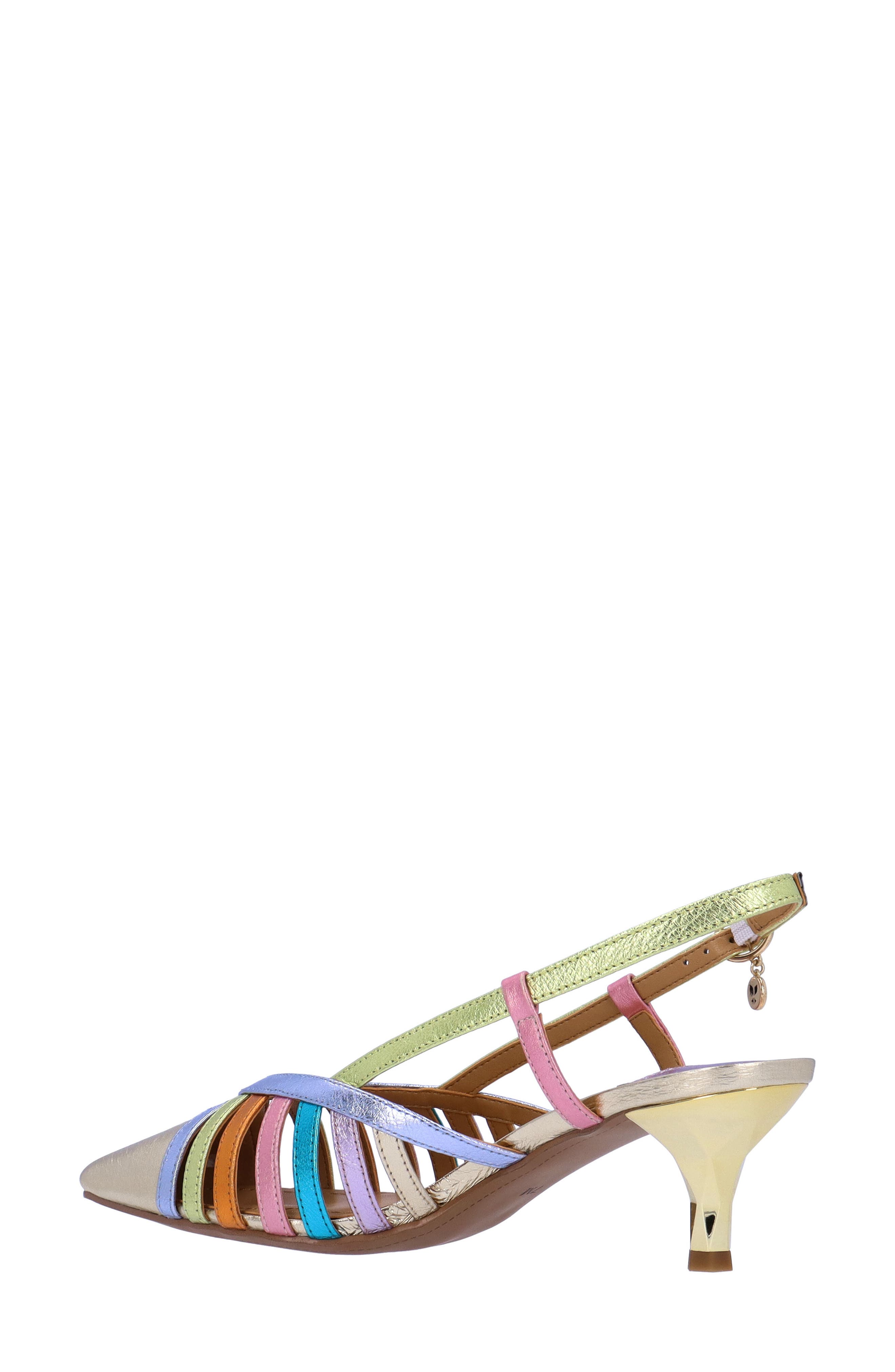 J. Reneé Lorel Slingback Kitten Heel Pointed Toe Pump, Alternate, color, 