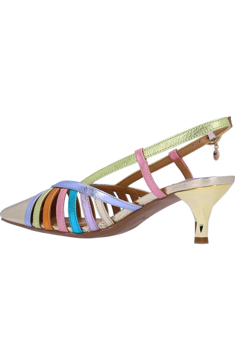 J. Reneé Lorel Slingback Kitten Heel Pointed Toe Pump, Alternate, color,