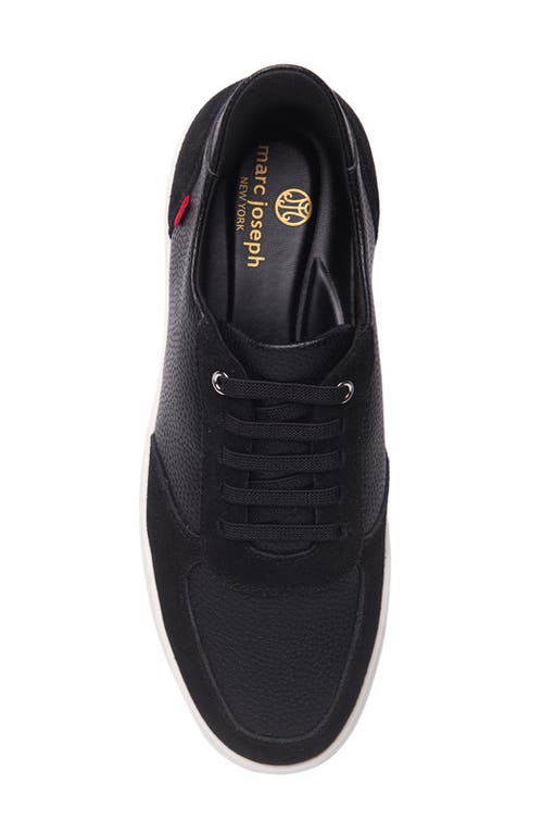 Marc Joseph New York Main Street Hands Free Technology Leather Sneaker In Black