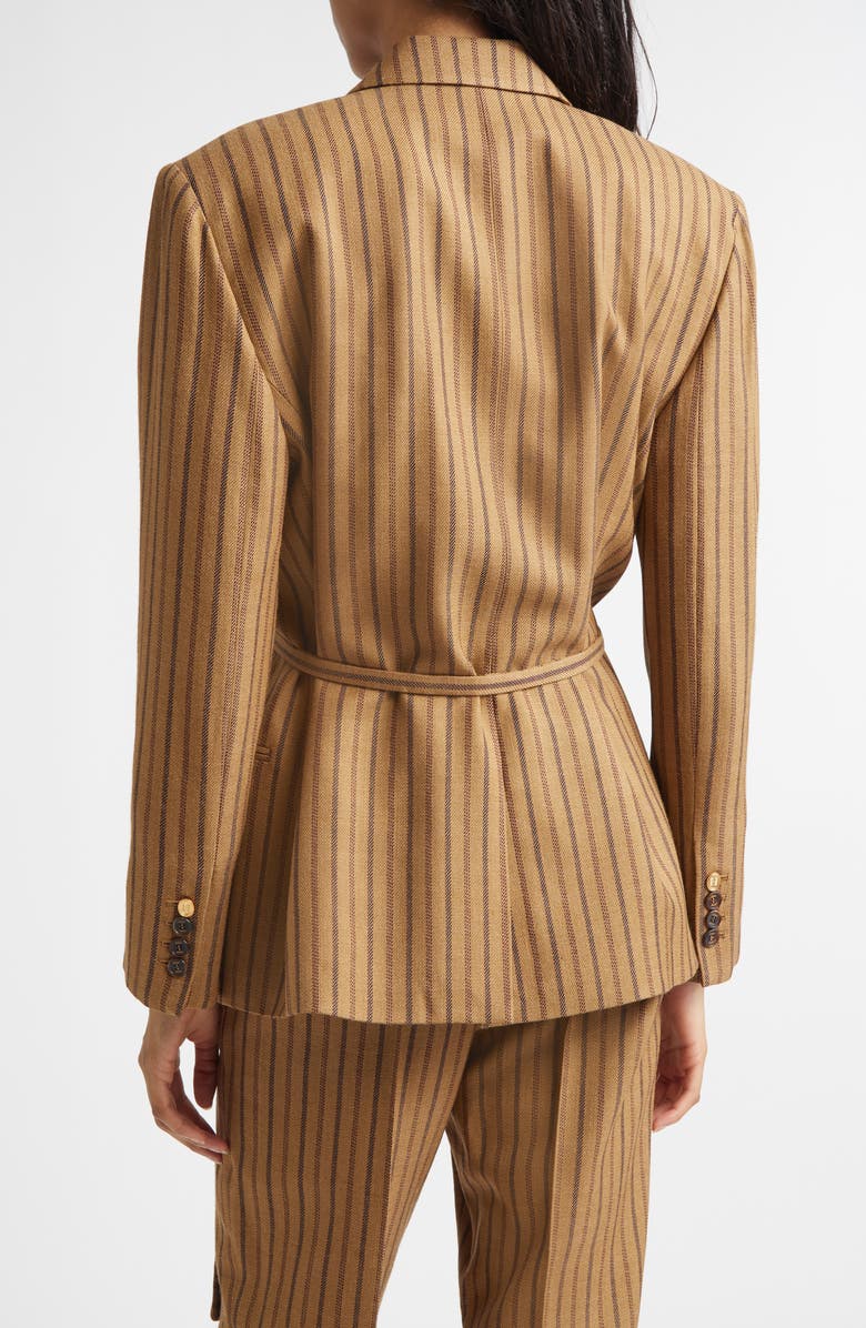 EENK Layered Belted Jacket, Alternate, color, Beige Virgin Wool Blend