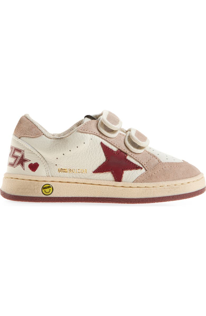 Golden Goose Kids' Ball Star Sneaker, Alternate, color, White/ Red/ Pink