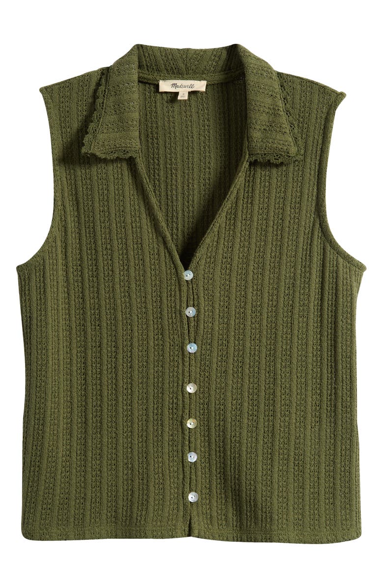 Madewell Knit V-Neck Sweater Vest, Alternate, color,