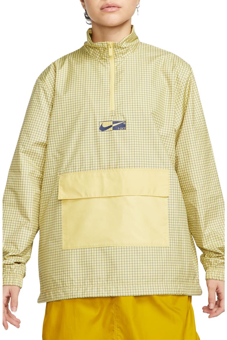Graphic Easy Windbreaker Jacket, Main, color, 304 CELERY