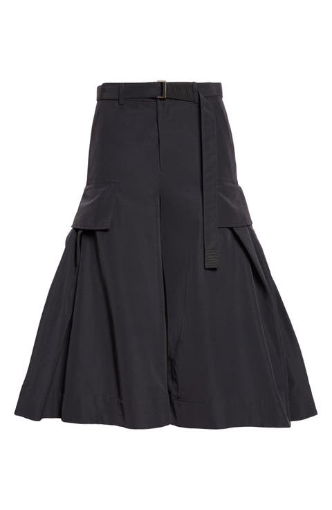 Bonding Faille Wide Leg Pants