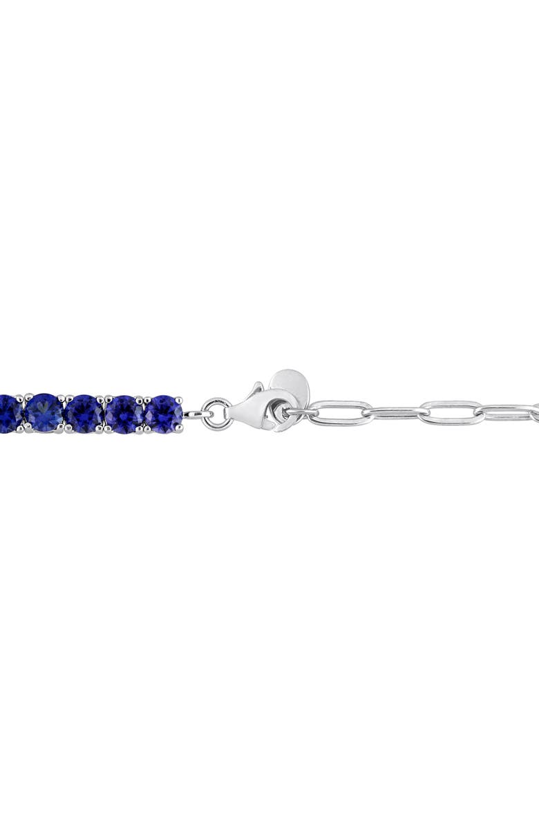 Julianna B. Colored Cubic Zirconia Tennis Bracelet, Alternate, color, Blue Cz