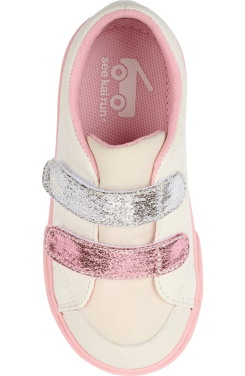 See Kai Run Kids' Morgan Sneaker, Alternate, color, White/ Pink