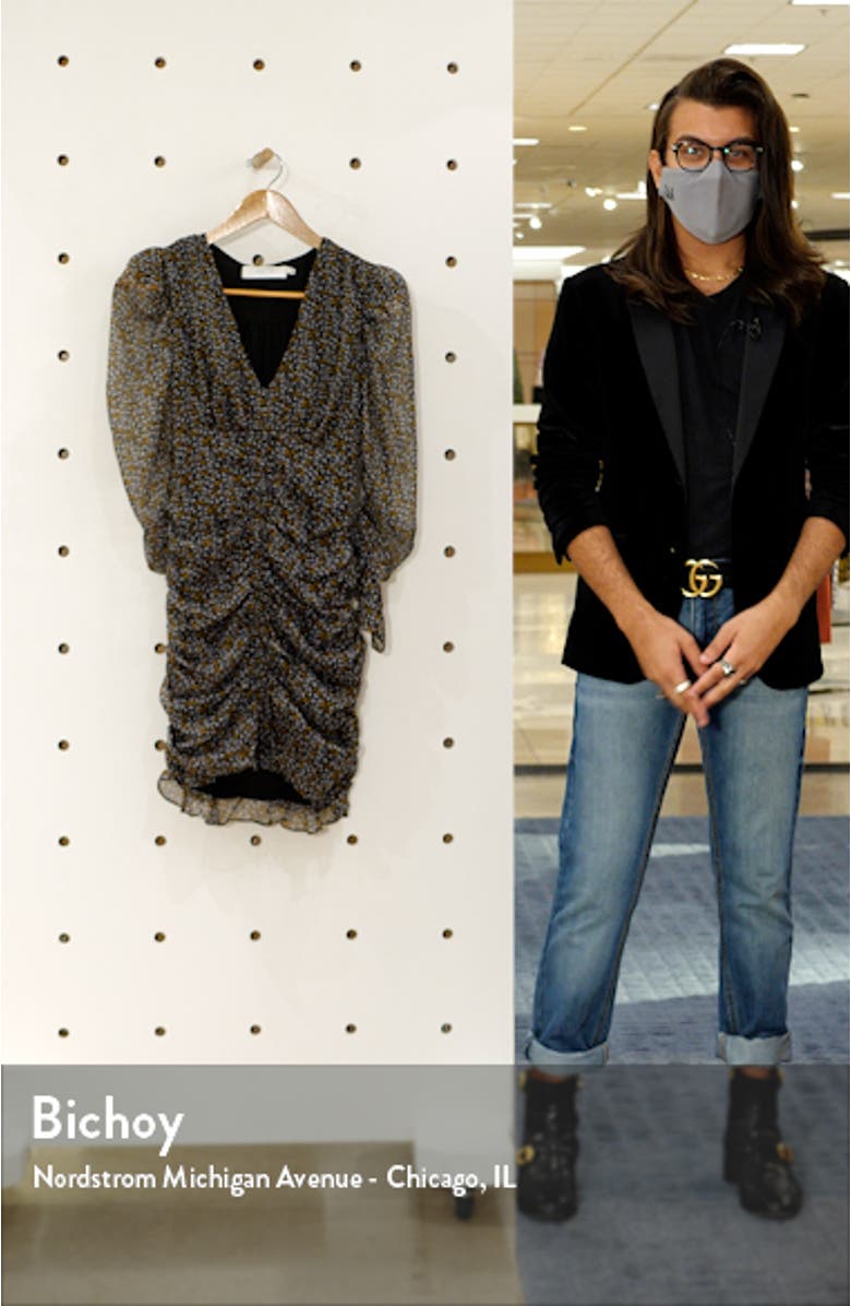 Ruched Long Sleeve Minidress, sales video thumbnail