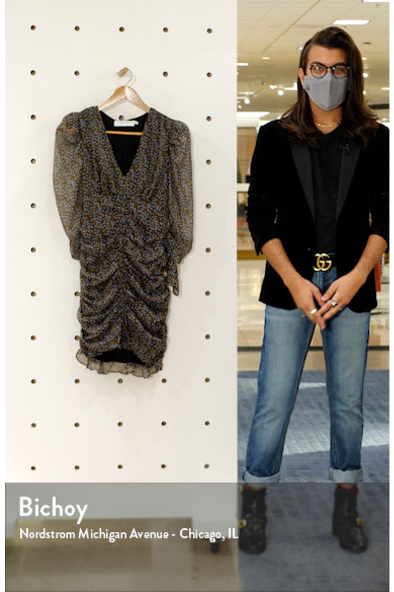 Ruched Long Sleeve Minidress video