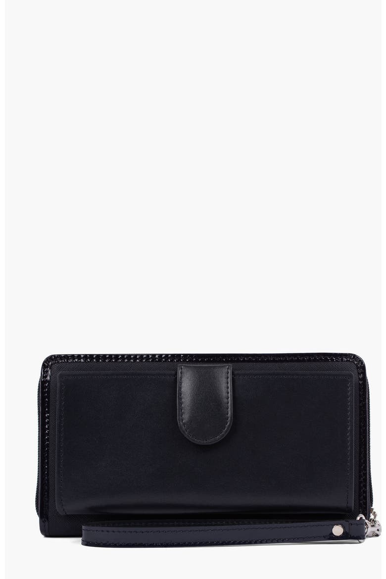 Acqua Marine Wristlet Wallet 213, Alternate, color, Navy / White