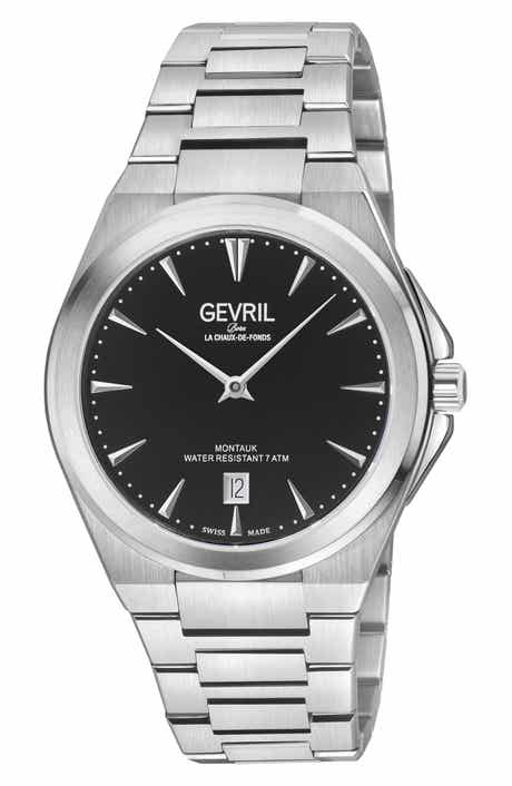 GEVRIL Montauk Bracelet Watch, 40mm