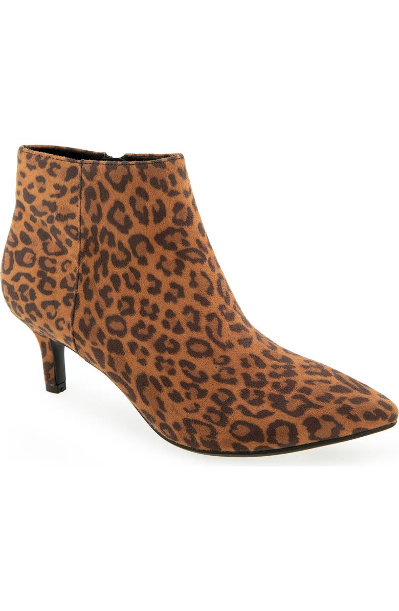 Aerosoles Edith Faux Leather Bootie, Main, color, Tan Multi