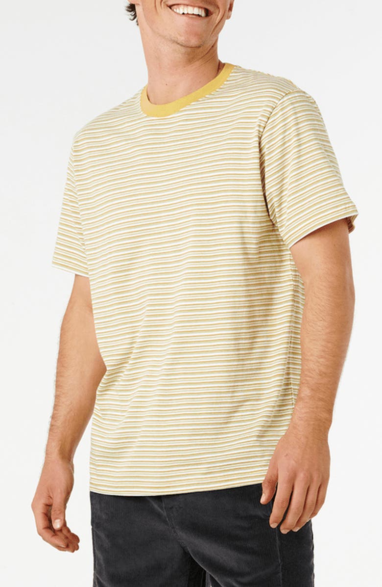 Rip Curl AOTS Stripe T-Shirt, Main, color, Bone