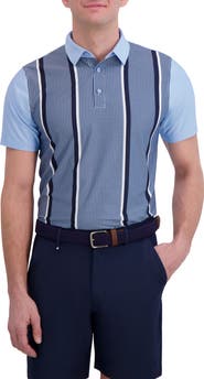 Ben Sherman Geo Vertical Tech Jersey Golf Polo