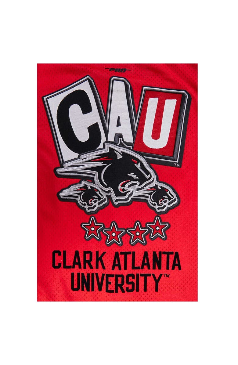 PRO STANDARD Men's Pro Standard Red Clark Atlanta University Panthers Homecoming Mesh Button-Down Shirt, Alternate, color, Red