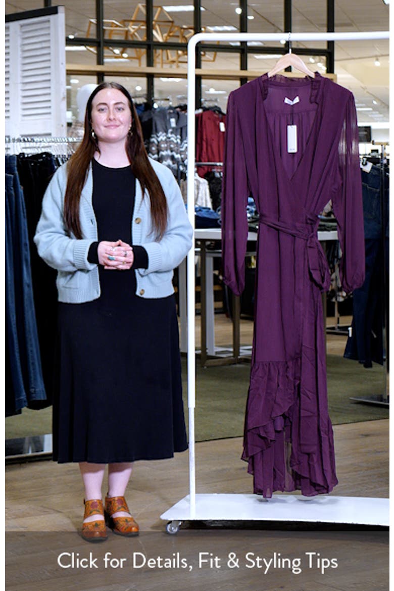 Instinct Long Sleeve Wrap Dress video
