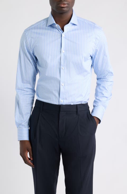 Hank Slim Fit Easy Iron Dress Shirt