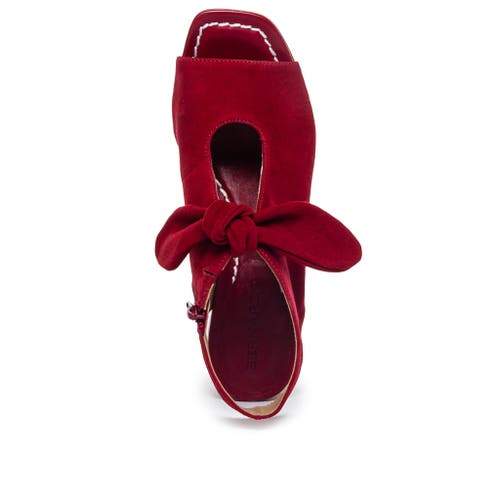 Shop Bernardo Footwear Lizzie Sandal In Dark Red