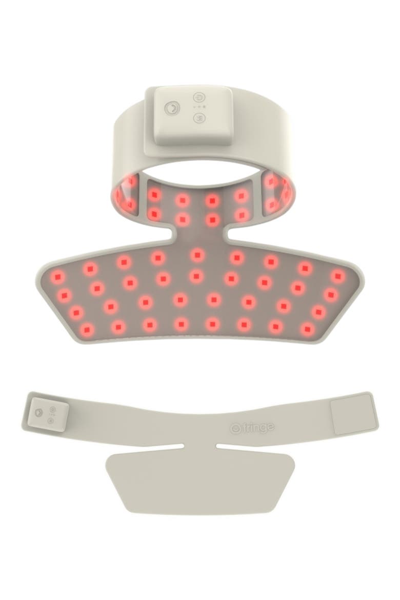 Red Light Therapy Neck Mask, Alternate, color, LIGHT GREY