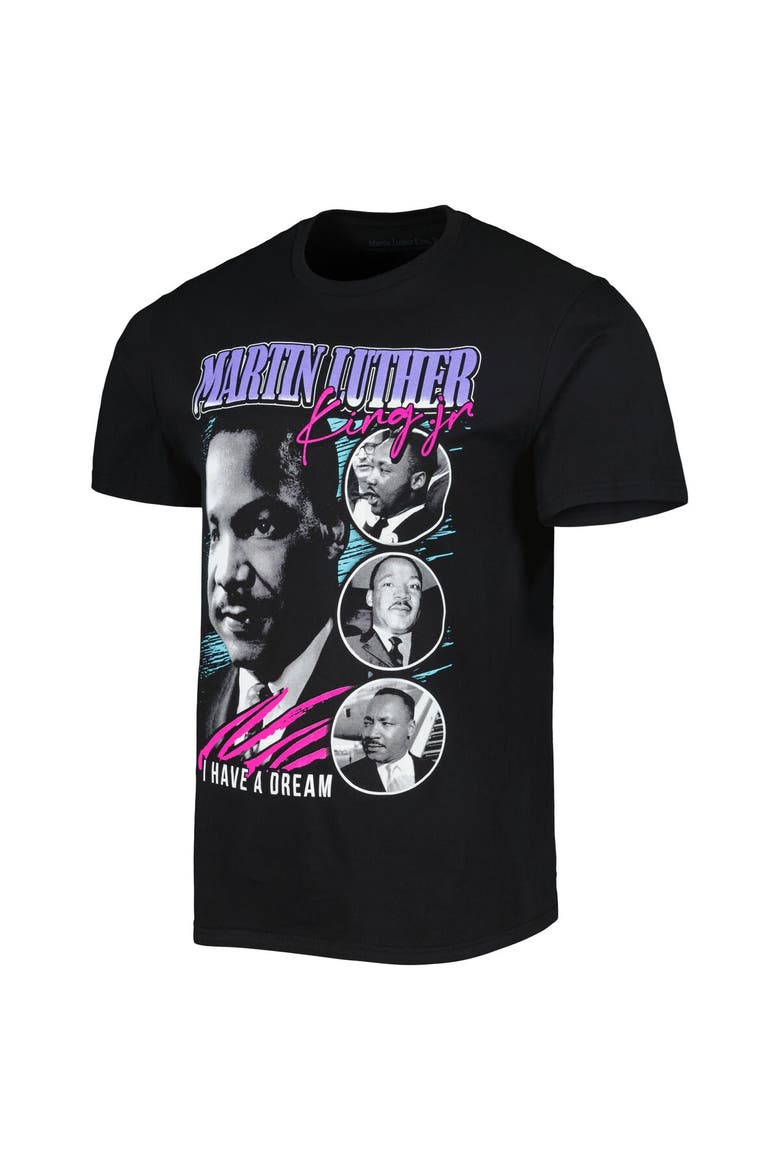 Unisex Black Martin Luther King Jr. Graphic T-Shirt, Alternate, color, Black
