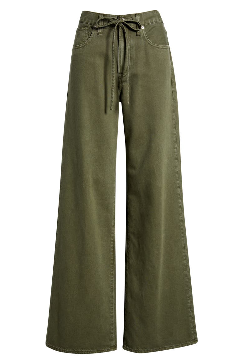 The Ultimate Wide-Leg Jeans in Airy Denim, Alternate, color, FADED IVY