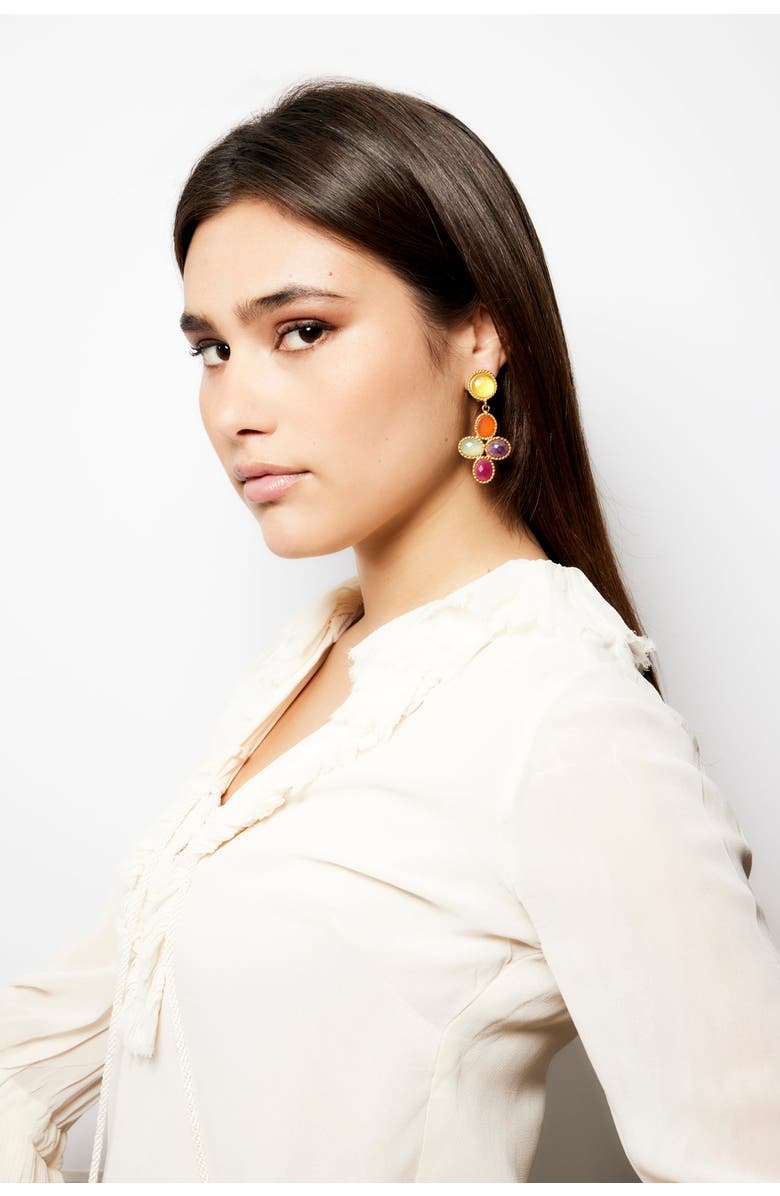 SYLVIA TOLEDANO Bloom Earrings, Alternate, color, Multi