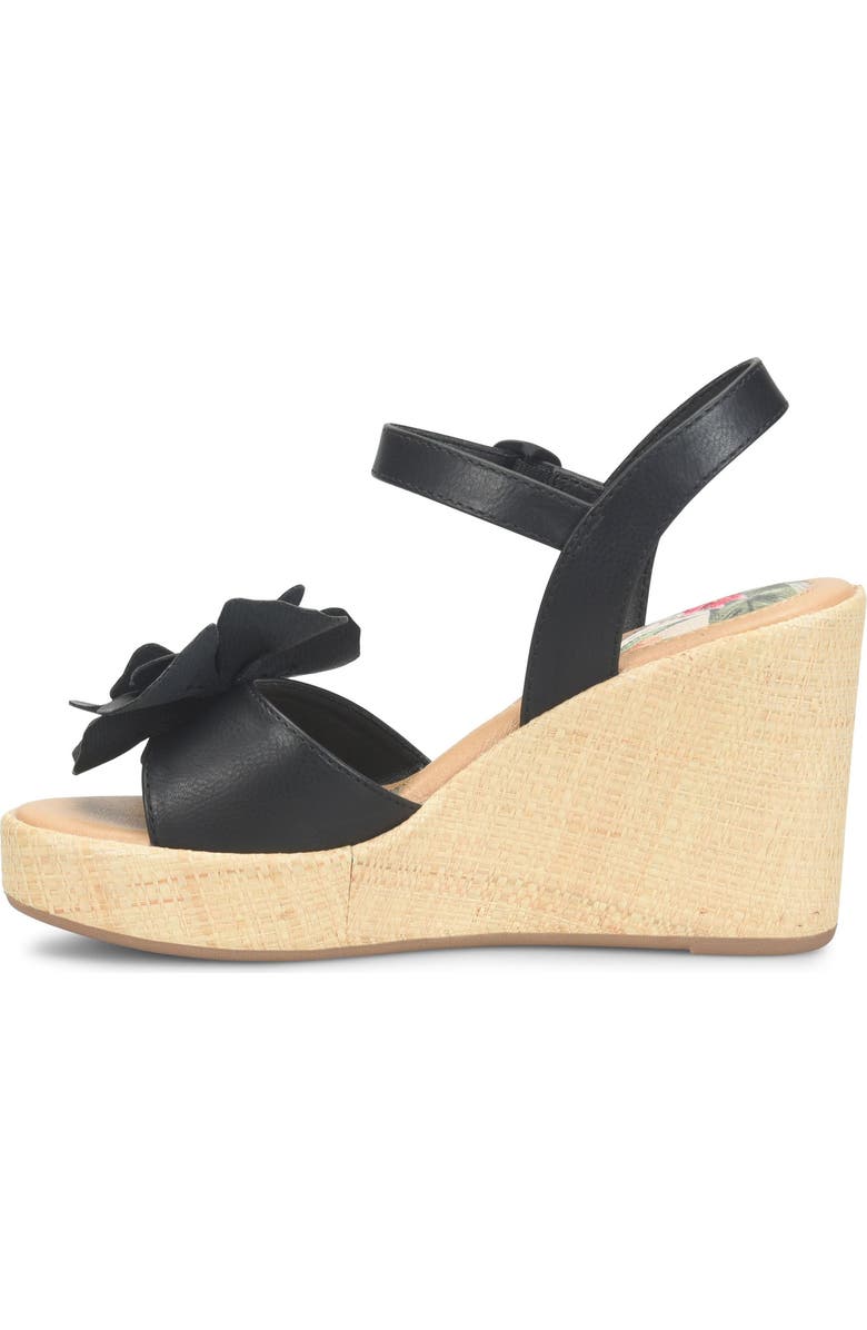 B O C Estella Wedge Sandal, Alternate, color, Black