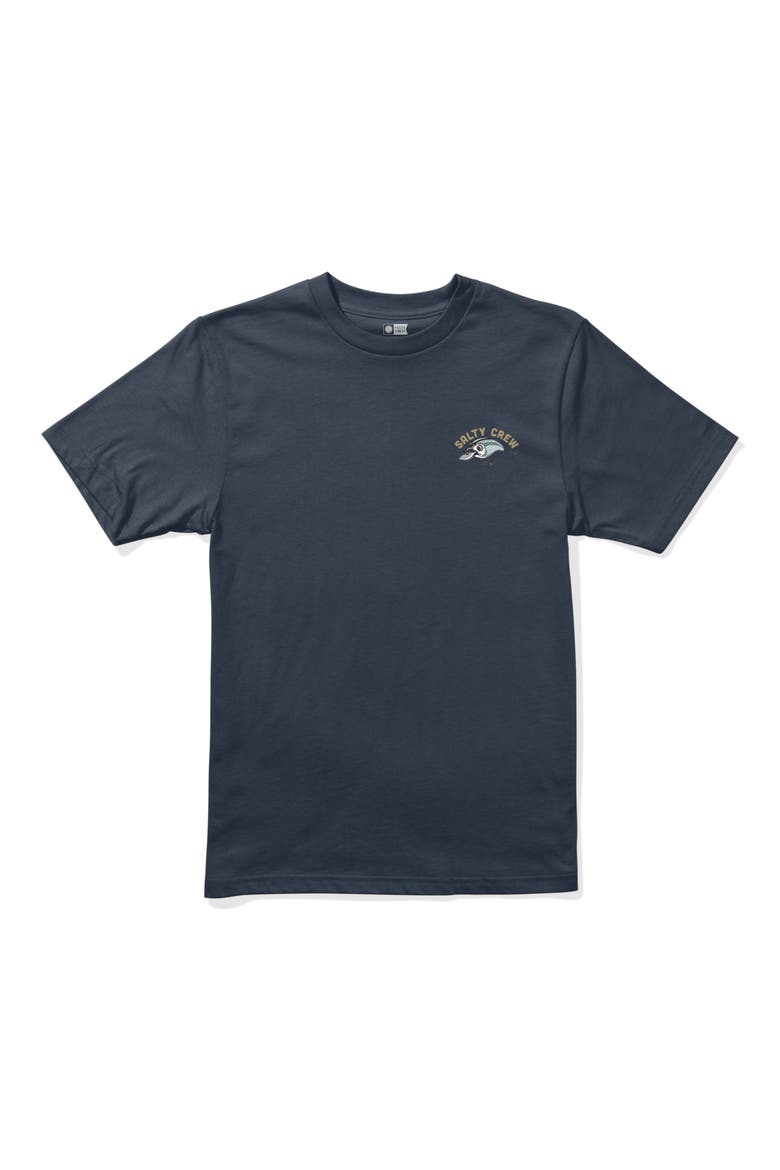 Kids' Catch Me Graphic T-Shirt, Main, color, NAVY