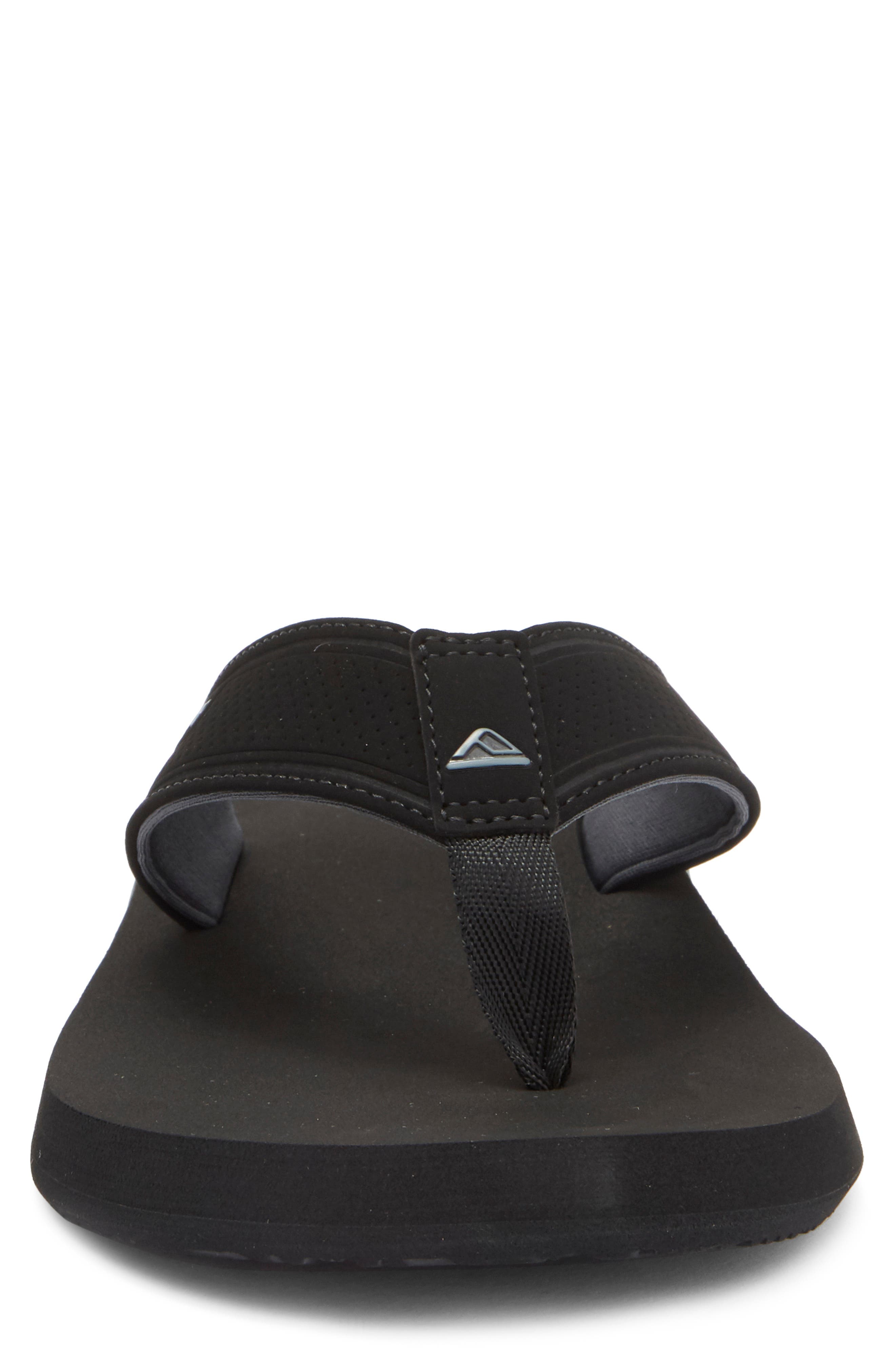 The Layback Flip Flop, Alternate, color, BLACK