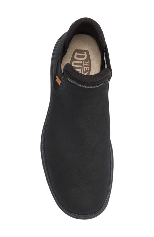Hey Dude Branson Chelsea Boot In Black