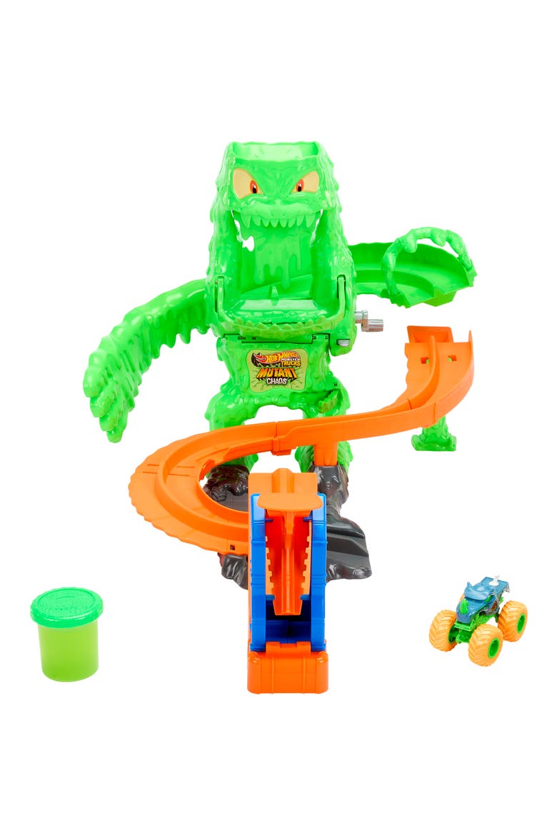 Monster Trucks Mutant Monster Takedown Playset with Toy Truck & Slime, Alternate, color, NONE