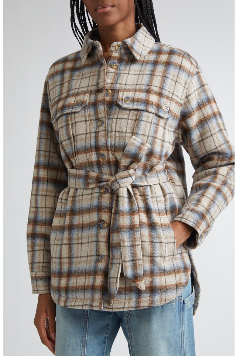 Mikaela Plaid Shacket, Alternate, color, WHISKY MULTI PLAID