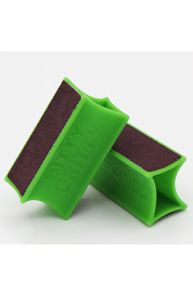 Stashios Bitty Gritty 2 Pack Green Dog Nail Files, Alternate, color, Green