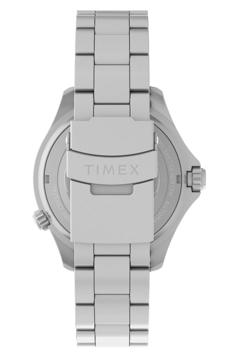 Deepwater Meridian Automatic Bracelet Watch, 41mm, Alternate, color, SILVER