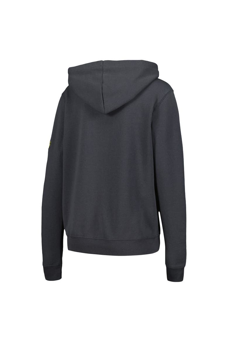 Women's Charcoal Michigan Wolverines Team Big Logo Pullover Hoodie, Alternate, color, Charcoal