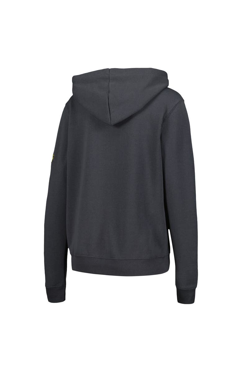 STADIUM ATHLETIC Women's Charcoal Michigan Wolverines Team Big Logo Pullover Hoodie, Alternate, color, Charcoal