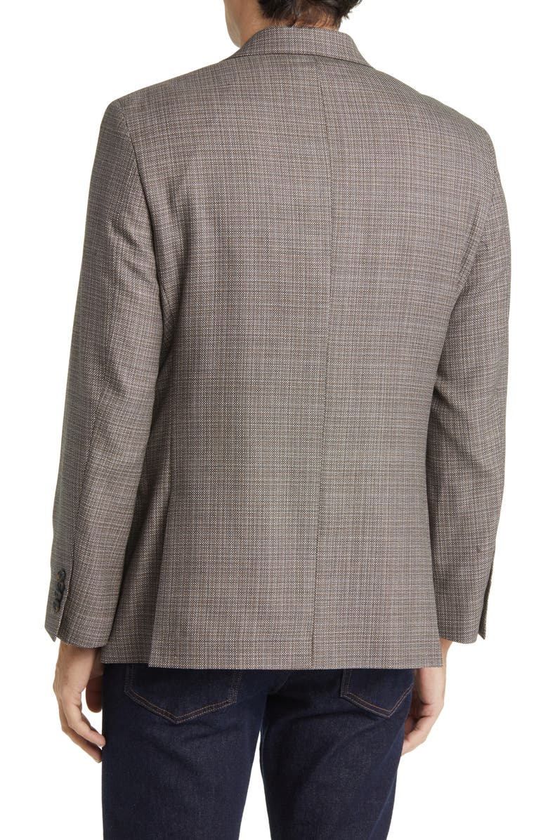DANIEL HECHTER Plaid Wool Sport Coat, Alternate, color, Olive