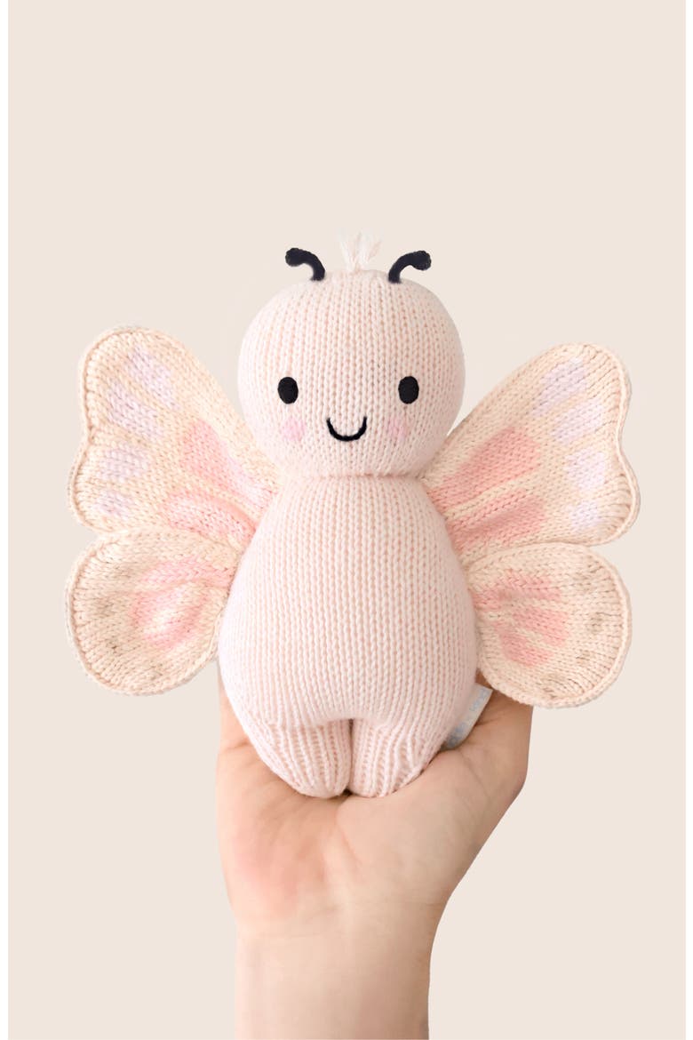 Butterfly Stuffed Animal, Alternate, color, PINK