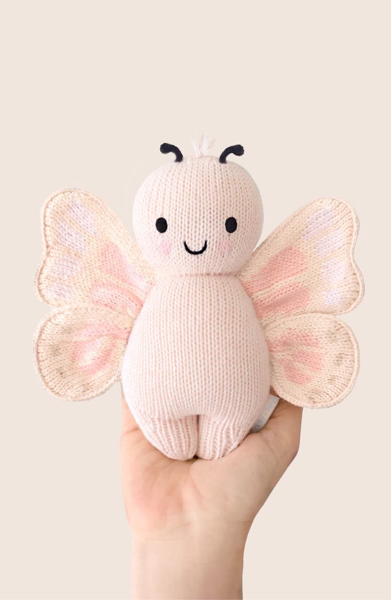 cuddle+kind Butterfly Stuffed Animal, Alternate, color, Pink